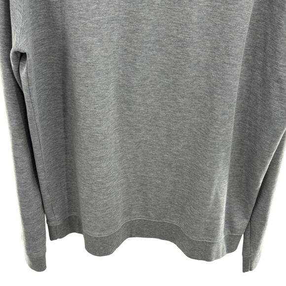 Johnnie-O Light Gray Sully Quarter Zip 1/4 Pullover Sweater - Picture 10 of 12